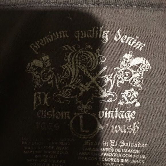 Gray Scroll Tee  - Picture 3 of 3